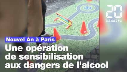 Paris : Une opération de sensibilisation aux dangers de l'alcool avant le réveillon du Nouvel An