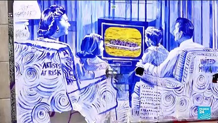 Paris : un nouveau squat d'artistes pour sensibiliser sur la question des réfugiés