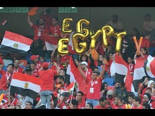 فرحة المصريين وصدمة جمهور أوغندا في المدرجات بعد هدفي صلاح والمحمدي
