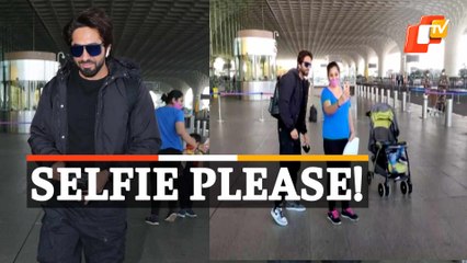 Ayushmann Khurrana Takes Selfie With Fan! Actor Spotted At Mumbai Airport
