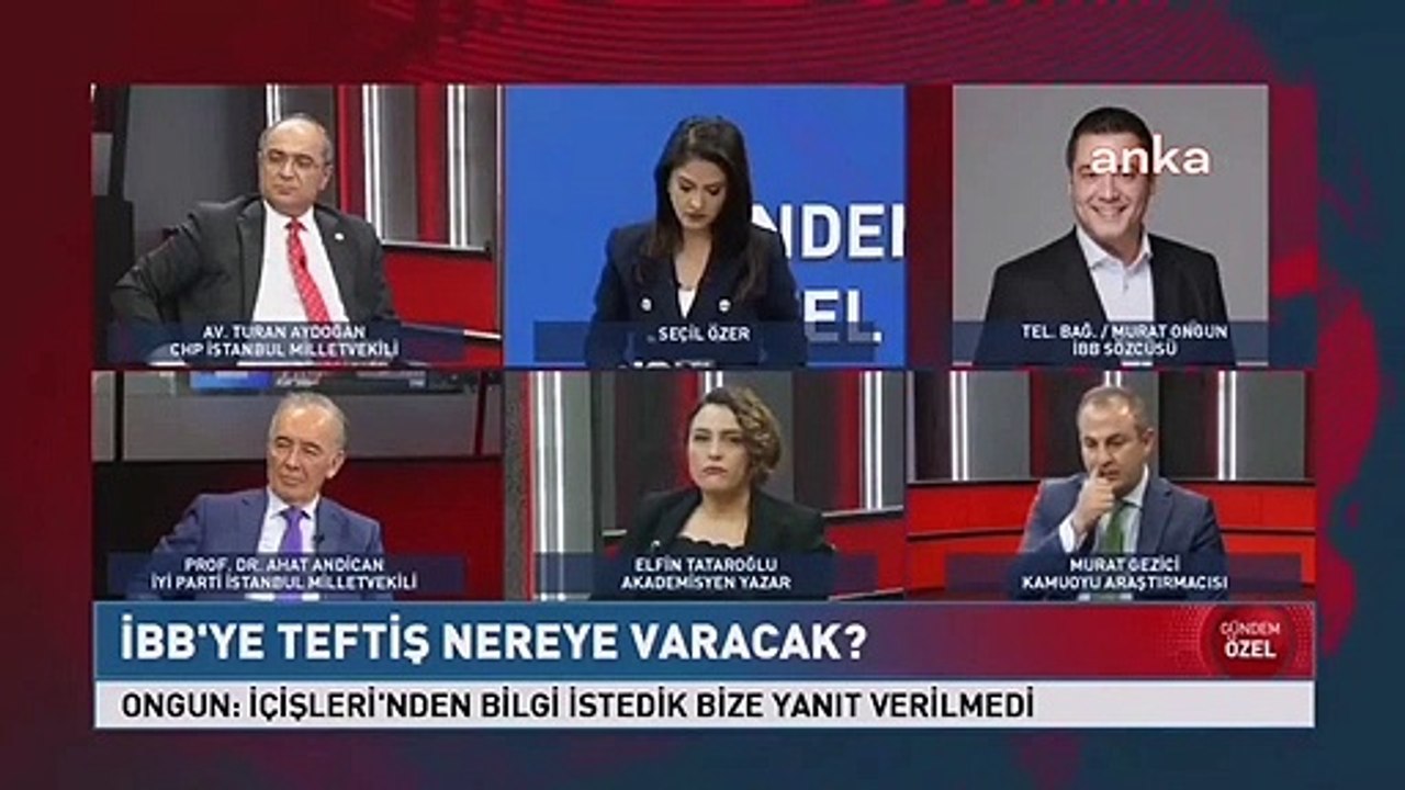 İBB Sözcüsü Murat Ongun: İçişleri Bakanlığımızın görevlendirdiği müfettişlerimiz İBB'de mesailerine başladılar