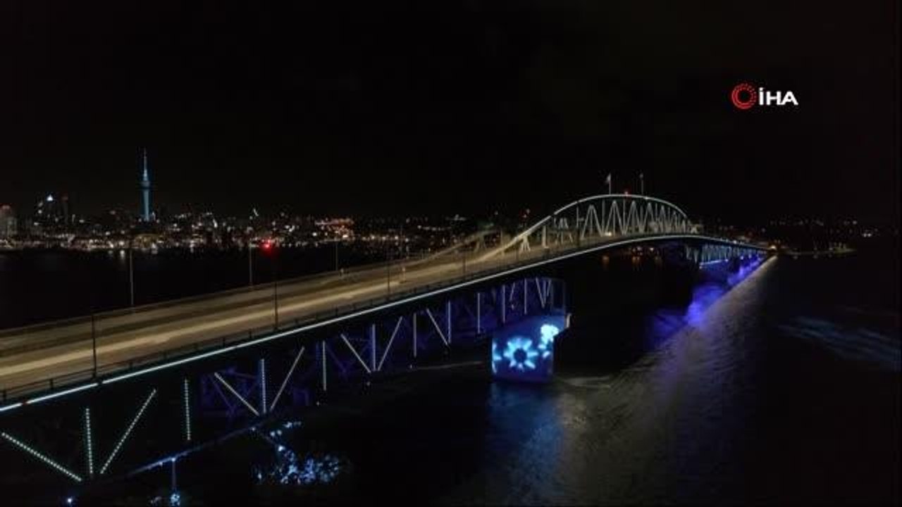 Yeni Zelanda, 2022'ye havai fişek gösterileriyle girdi