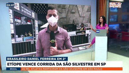 Brasileiro Daniel Nascimento fica em segundo na tradicional corrida
