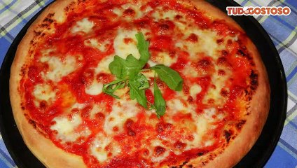 Massa de pizza italiana deliciosa