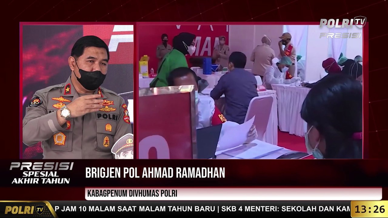 Live Dialog Kabag Penum Divisi Humas Polri - Brigjen Pol Ahmad Ramadhan, Terkait Peran Polri dalam Penanganan Pandemi Covid dan Vaksinasi (1/2)
