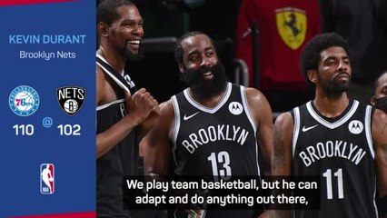 Download Video: 'Kyrie is a master' - Durant and Harden not worried by Irving return