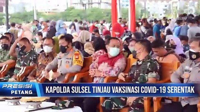 Kapolda Sulsel Hadiri Vaksinasi Massal Di Lego-Lego