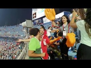 جماهير مصر تساند نيجيريا ضد جنوب أفريقيا باستاد القاهرة