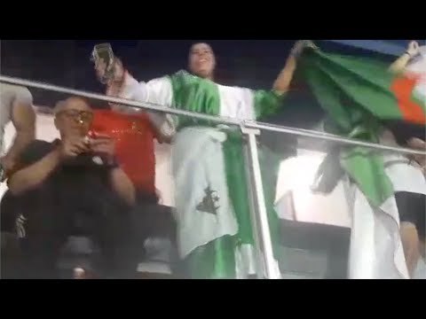 ريبيري وابنته وزوجته يحتفلون مع منتخب الجزائر بالفوز بأمم أفريقيا 2019