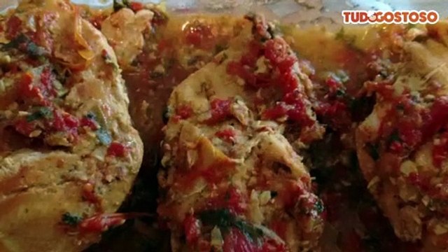 Peito de frango prático na panela de pressão