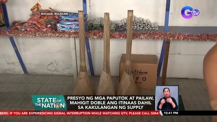 Presyo ng mga paputok at pailaw, mahigit doble ang itinaas dahil sa kakulangan ng supply | SONA