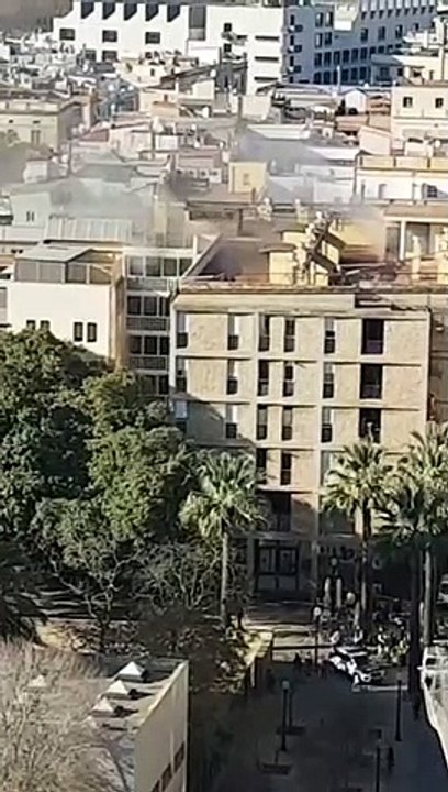 Incendio en el Raval
