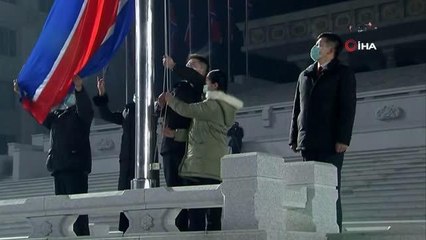 Kuzey Kore'de maskeli yeni yıl kutlaması