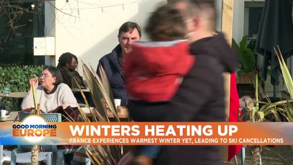 France's 'warmest end of year on record' — good for sunseekers, bad for skiers