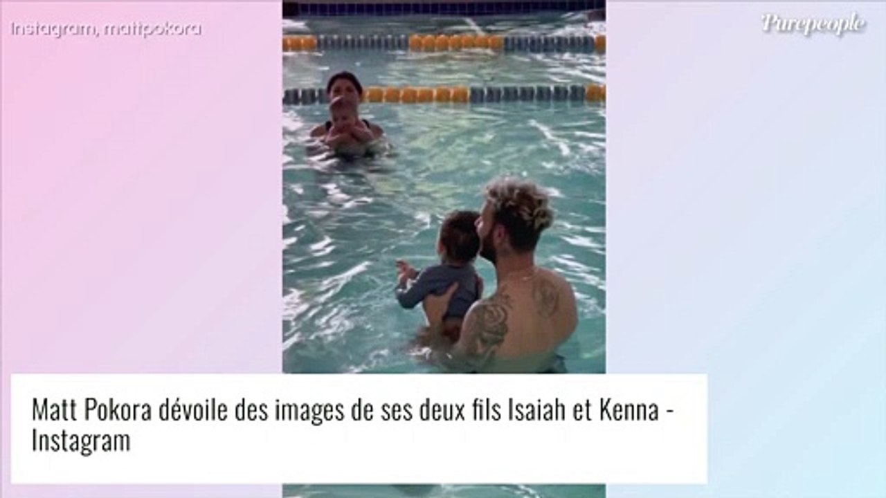 M Pokora Papa Mu Il Partage Des Images In Dites De Ses Fils Kenna Et Isaiah Vid O Dailymotion