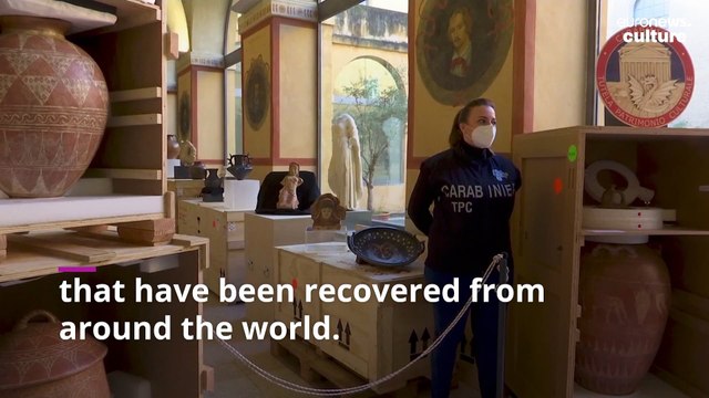 Italy recovers €10 million worth of stolen artworks from around the world