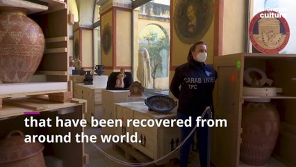 Italy recovers €10 million worth of stolen artworks from around the world