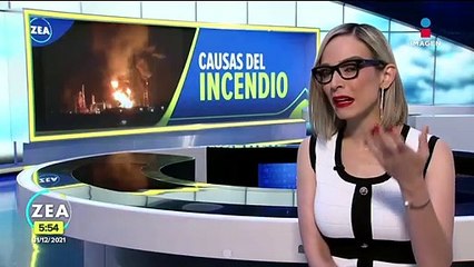 Incendio en refinería inició en una torre de enfriamiento