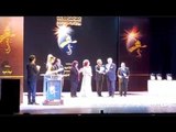 لحظة تكريم المخرج محمد فاضل ومحمود قابيل بمهرجان الإسكندرية السينمائي