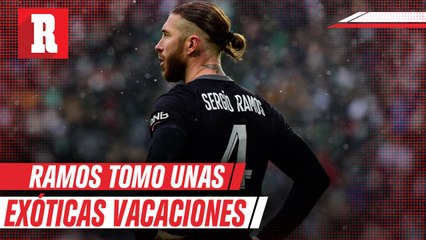 Sergio Ramos aprovechó sus vacaciones para nada con Tiburones