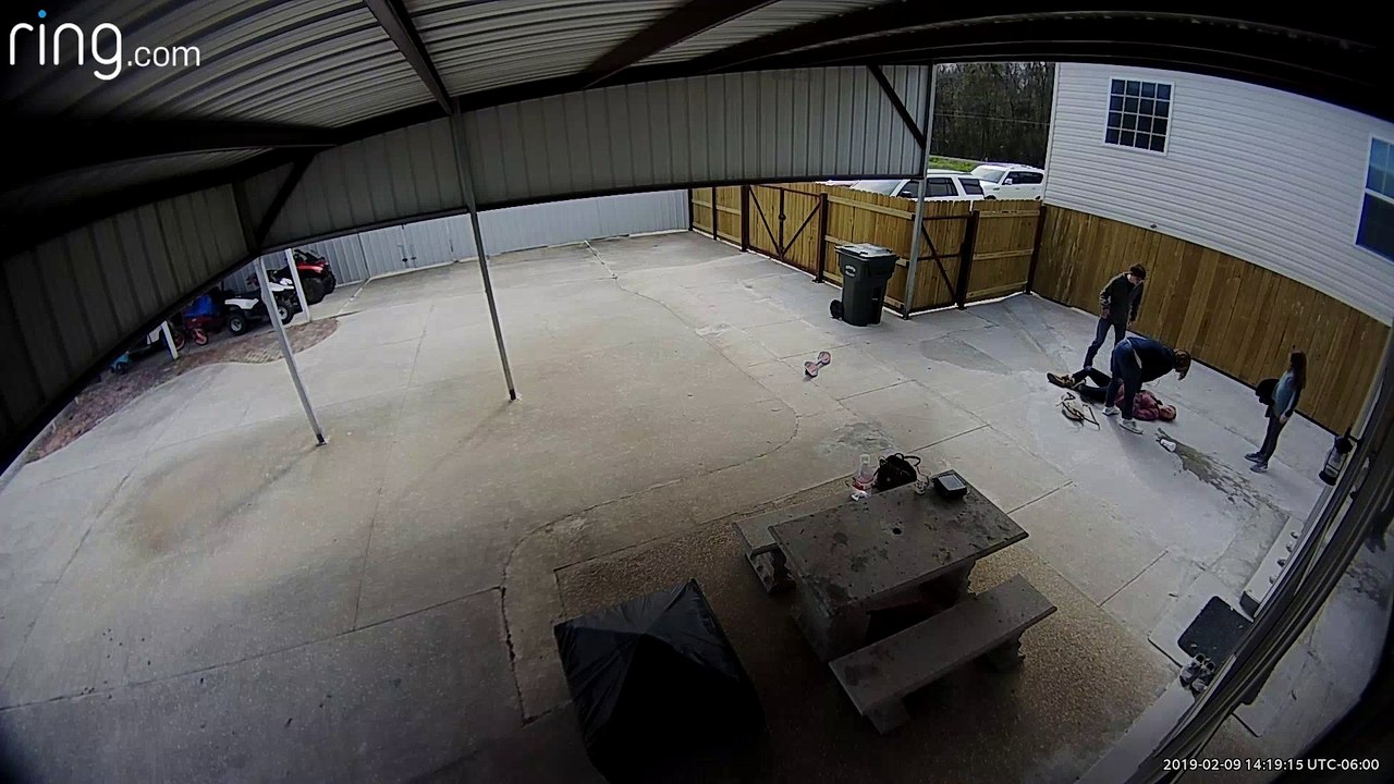 Ring Camera Catches Concrete Faceplant
