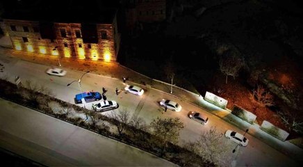 Son dakika... Elazığ'da jandarmadan tarihi Harput'ta -10 derecede yeni yıl denetimi