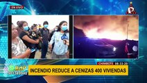 Incendio arrasó más de 500 viviendas precarias en  asentamiento humano de Chimbote