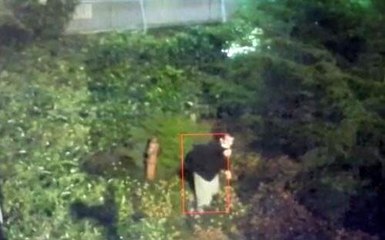 Ünlü şarkıcı Aleyna Tilki'nin evine girmeye çalışan saplantılı hayran kamerada
