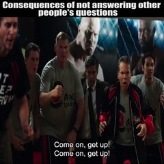 Consequences of not answering