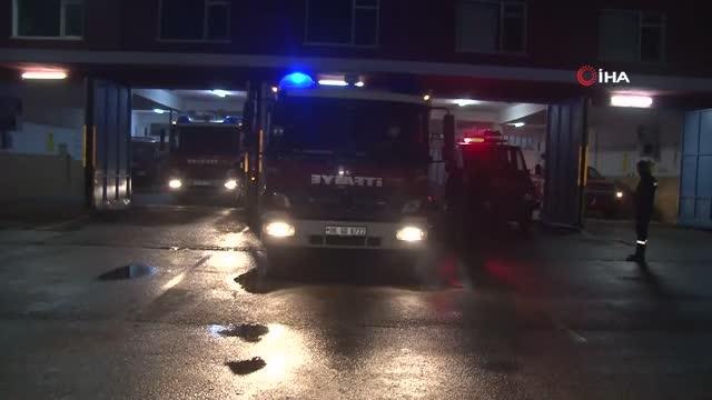 Son dakika haberleri: İtfaiye ekipleri yeni yıla çalışarak girdi