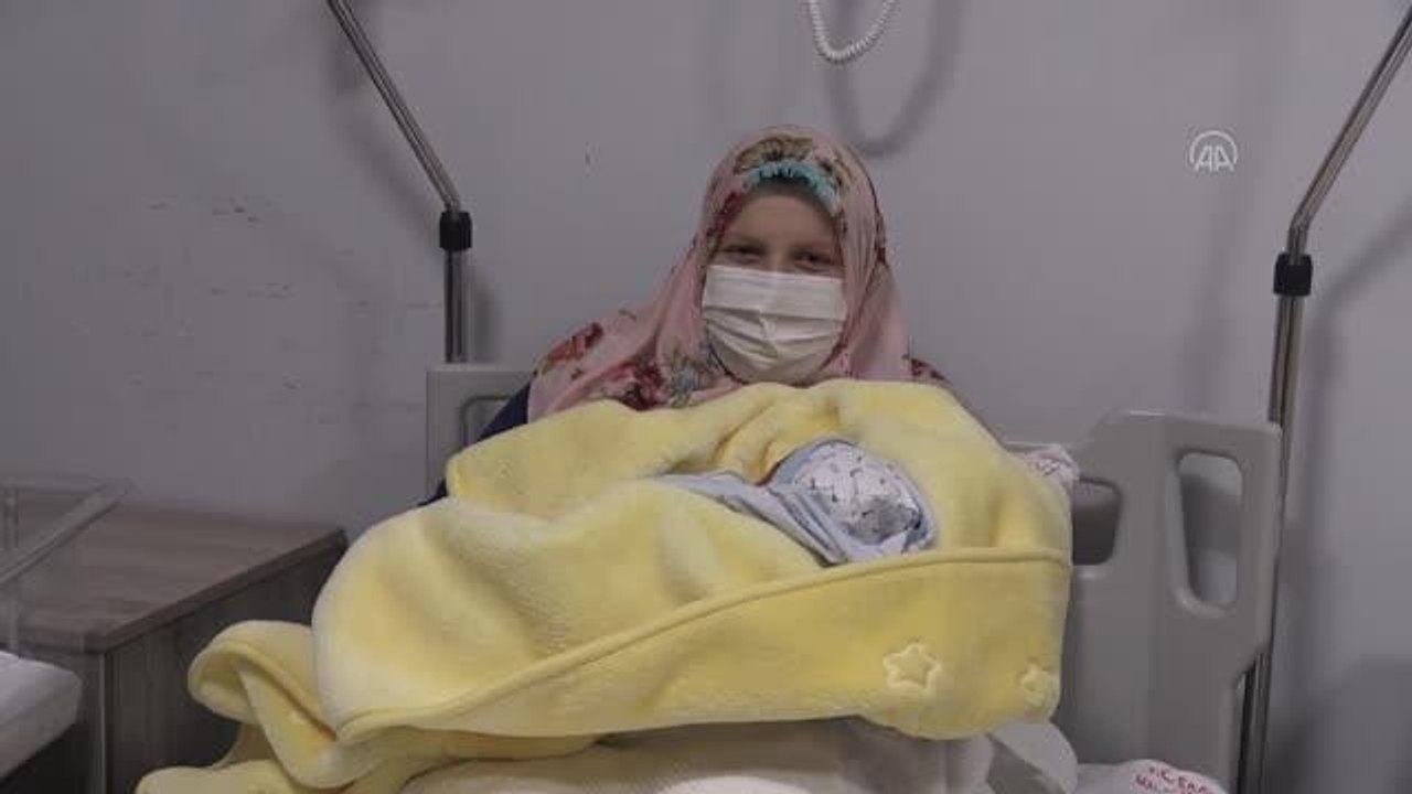 Yeni yılın ilk bebeği "Furkan" oldu