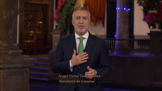 Ángel Víctor Torres expresa sus buenos deseos para afrontar juntos la reconstrucción de La Palma en su mensaje de Fin de Año