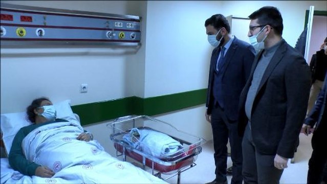 DİYARBAKIR'DA YENİ YILIN İLK BEBEĞİ 'MUHAMMED GEYLANİ'