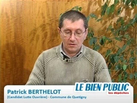 Patrick Berthelot - Candidat Lutte Ouvrière - Quetigny