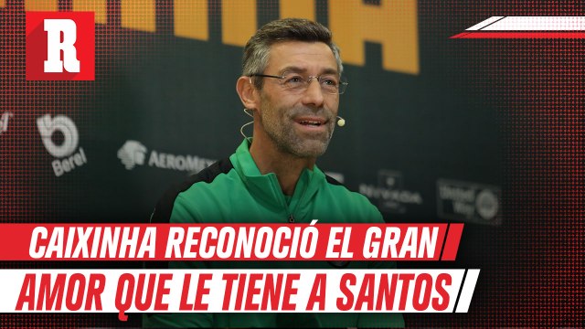 Pedro Caixinha: 'Santos es el club con el que me gusta trabajar'