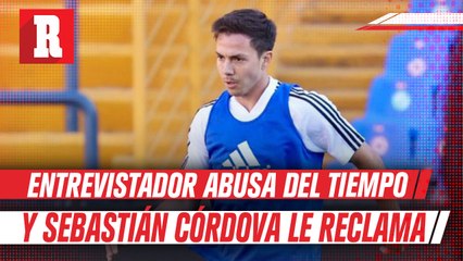 Entrevistador abusa del tiempo y Sebastián Córdova le reclama