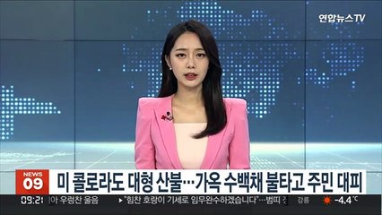 미 콜로라도, 강풍에 대형 산불…가옥 수백채 불타