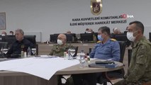 Bakan Akar, beraberindeki TSK komuta kademesi ile Şanlıurfa'da