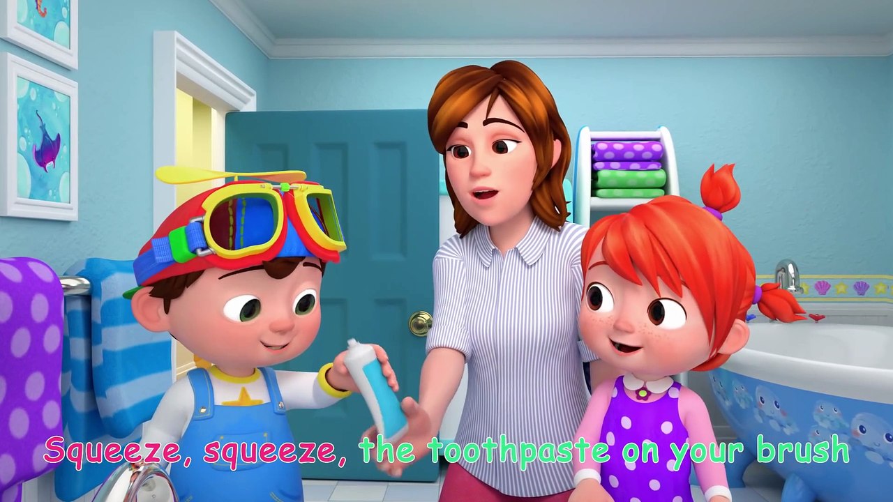 Brush Brush Brush Your Teeth Nursery Rhymes, Popular Nursery Rhymes For  Children