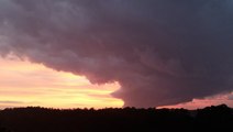 Possible funnel cloud spotted by drone over Georgia