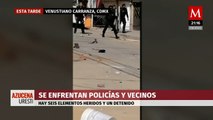 Enfrentamiento en Venustiano Carranza deja seis policías de CdMx heridos; hay un detenido