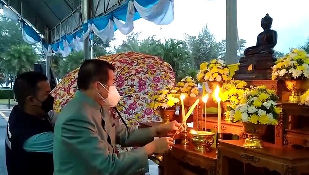 “นิพนธ์”นำชาวสงขลาร่วมทำเนื่องในวันขึ้นปีใหม่ 2565