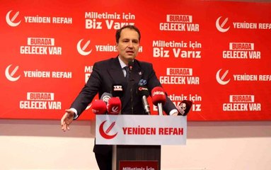 Son dakika haberleri... Yeniden Refah Partisi Genel Başkanı Erbakan: "CHP'li Özel, düşüncelerini 28 Şubat jargonuyla söylemiştir"