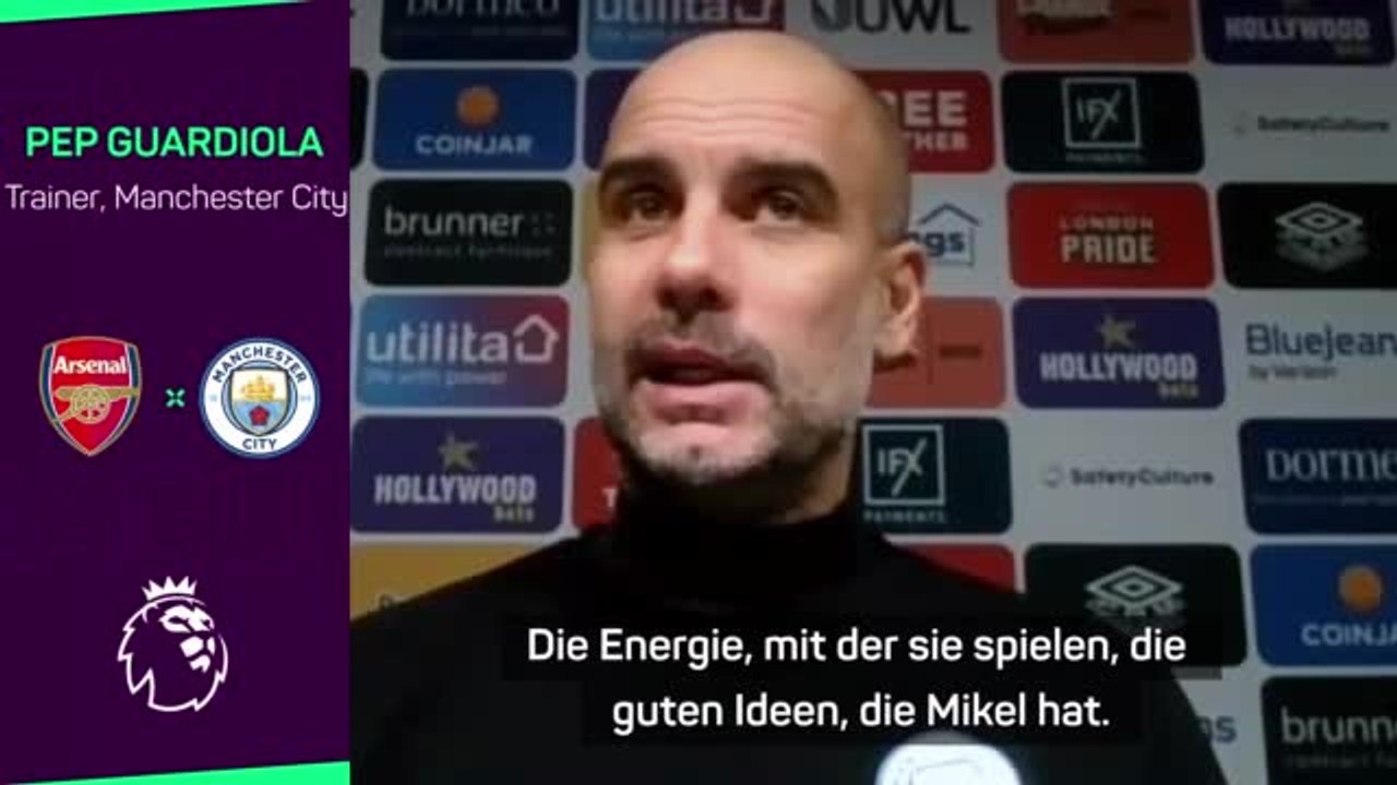 Guardiola: 'Beste Arsenal der letzten Jahre'