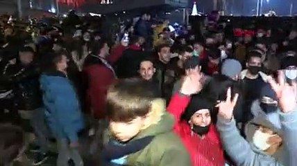 Dün gece Türkiye'nin dört bir yanında renkli görüntüler oluştu