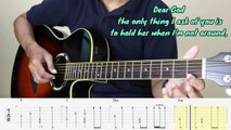 Fingerstyle Guitar Tutorial - Avenged Sevenfold - Dear God