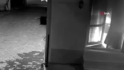 Girdiği evi önce soydu sonra ateşe verdi