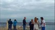 السياح يحتفلون بالعام الجديد على شواطئ الغردقة