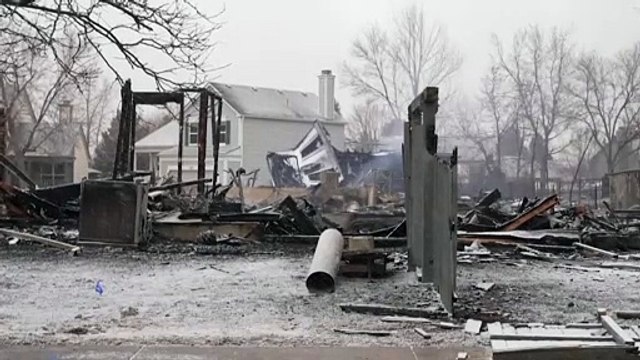В Колорадо на пепелище выпал снег