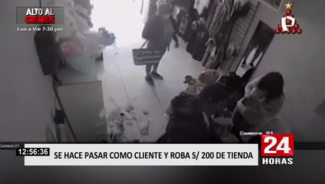 Chimbote: delincuente se hace pasar como cliente para robar 200 soles
